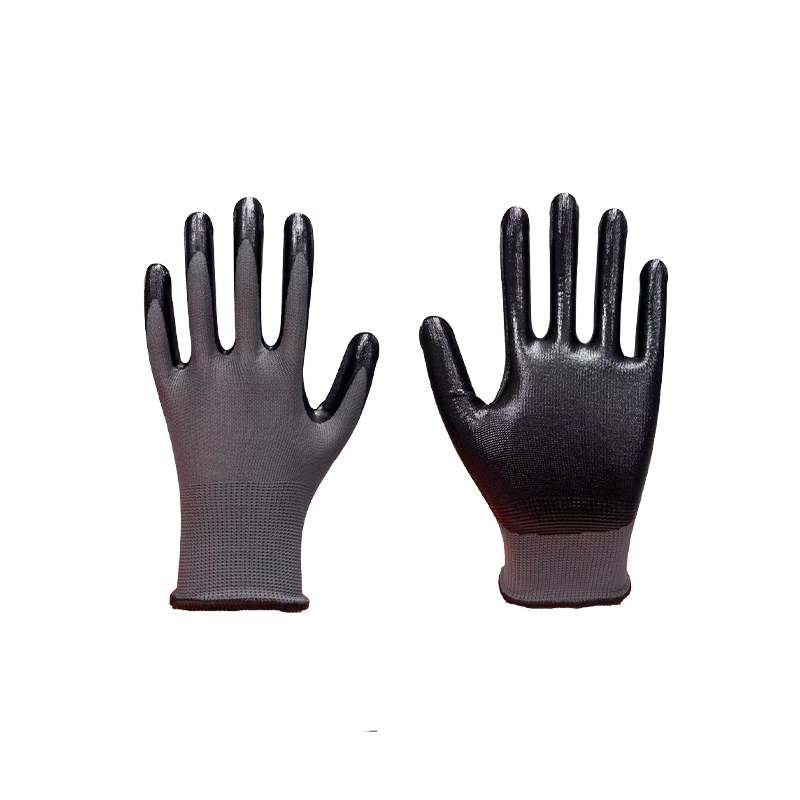 Gants lisses en nitrile de calibre 13