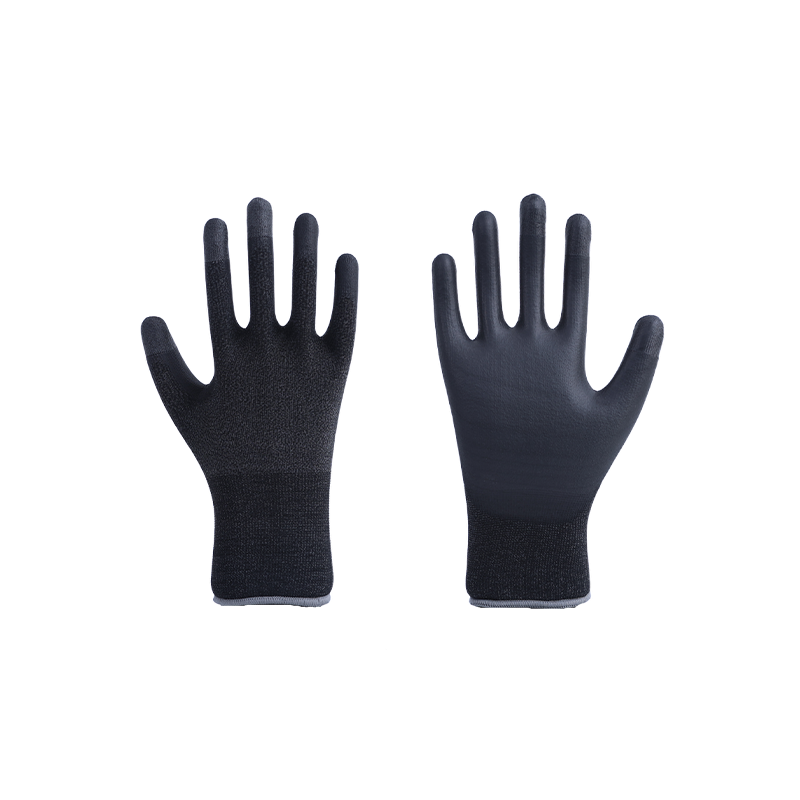 Gants en PU renforcés aux doigts en nano polyester et spandex