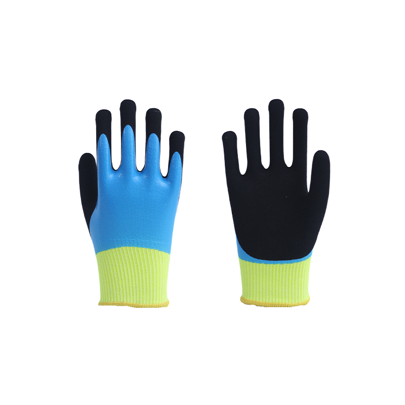 Gants abrasifs résistants aux coupures, entièrement immergés